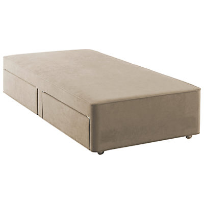 Hypnos Firm Edge 2 Drawer Divan Storage Bed, Single Fawn